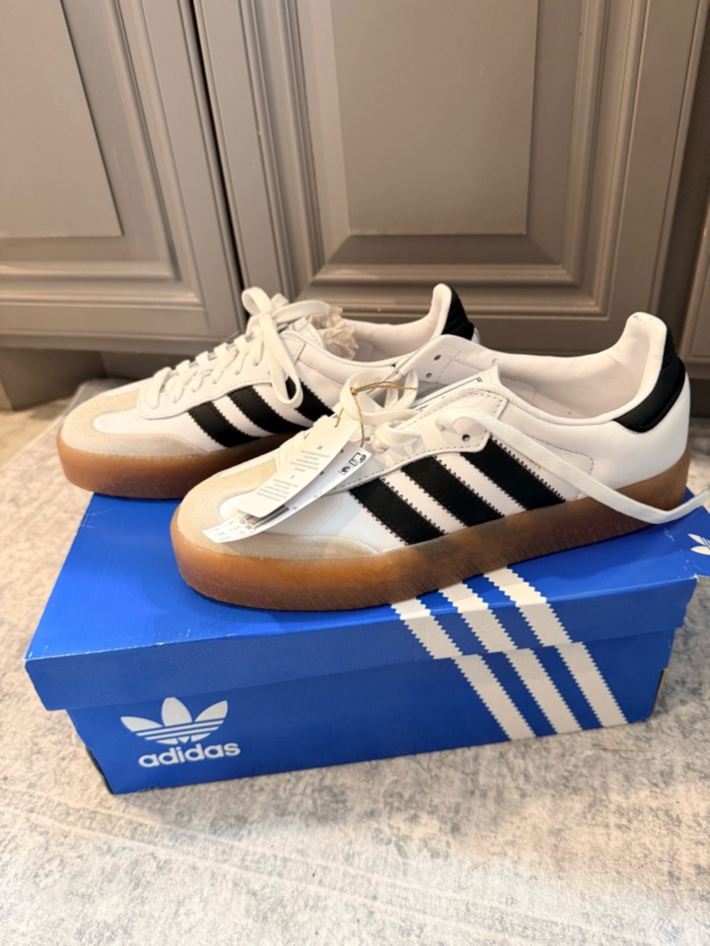 Adidas Sambae W Sneakers Box Label - Size 9